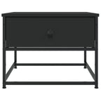 Couchtisch Schwarz 51x51x40 cm Holzwerkstoff