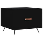 Couchtisch Schwarz 50x50x40 cm Holzwerkstoff