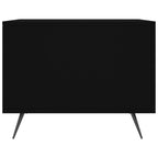Couchtisch Schwarz 50x50x40 cm Holzwerkstoff