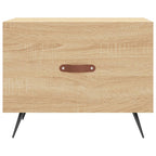 Couchtisch Sonoma-Eiche 50x50x40 cm Holzwerkstoff