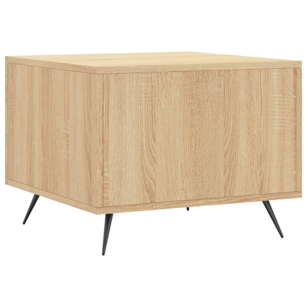 Couchtisch Sonoma-Eiche 50x50x40 cm Holzwerkstoff