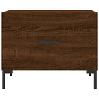 Couchtische 2 Stk. Braun Eichen-Optik 50x50x40 cm Holzwerkstoff
