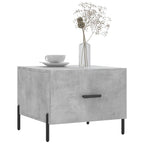 Couchtische 2 Stk. Betongrau 50x50x40 cm Holzwerkstoff