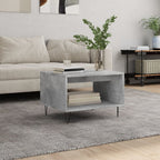 Couchtisch Betongrau 60x50x40 cm Holzwerkstoff