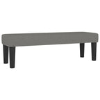 Boxspringbett mit Matratze Dunkelgrau 180x200 cm Stoff