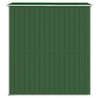 Geräteschuppen Grün 192x191x223 cm Verzinkter Stahl