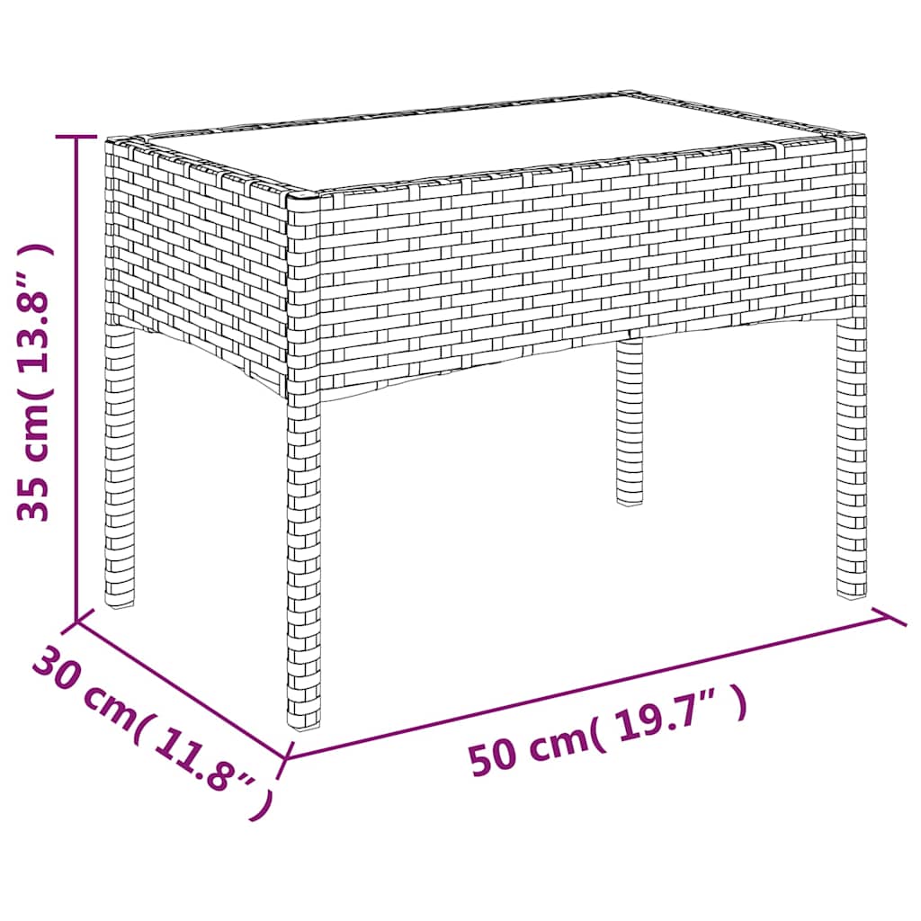 4-tlg. Garten-Lounge-Set mit Kissen Grau Poly Rattan