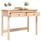 Schreibtisch mit Schubladen 100x50x78 cm Massivholz Kiefer