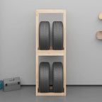 Reifenregal 63x40x180 cm Massivholz Kiefer