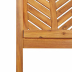 Garten Essgruppe 5 pcs Braun Massivholz Akazie