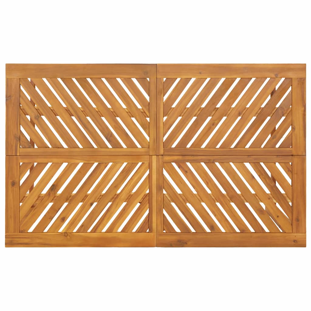 Garten Essgruppe 5 pcs Braun Massivholz Akazie