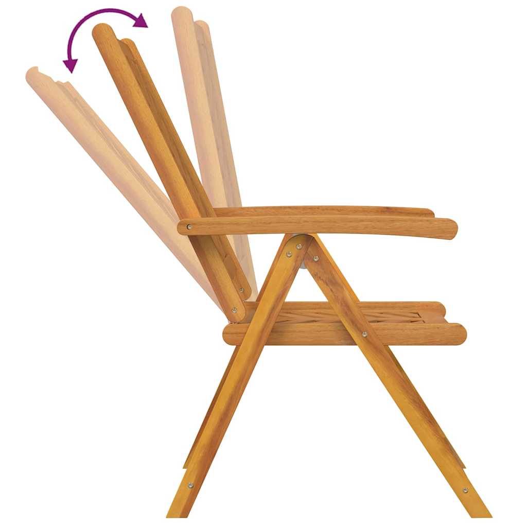 Garten Essgruppe 5 pcs Braun Massivholz Akazie