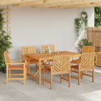 Esszimmerstuhl 6 pcs Natur 62,5 x 59 x 89 cm Massivholz Akazie