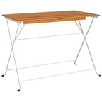 Bistrotisch Klappbar 100x54x71 cm Massivholz Akazie und Stahl