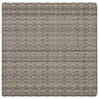 Bistrotisch Klappbar Grau 55x54x71 cm Poly Rattan