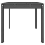 Gartentisch Grau 82,5x82,5x76 cm Massivholz Kiefer