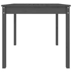 Gartentisch Grau 82,5x82,5x76 cm Massivholz Kiefer