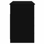 Schreibtisch mit Schubladen Schwarz 102x50x76 cm Holzwerkstoff