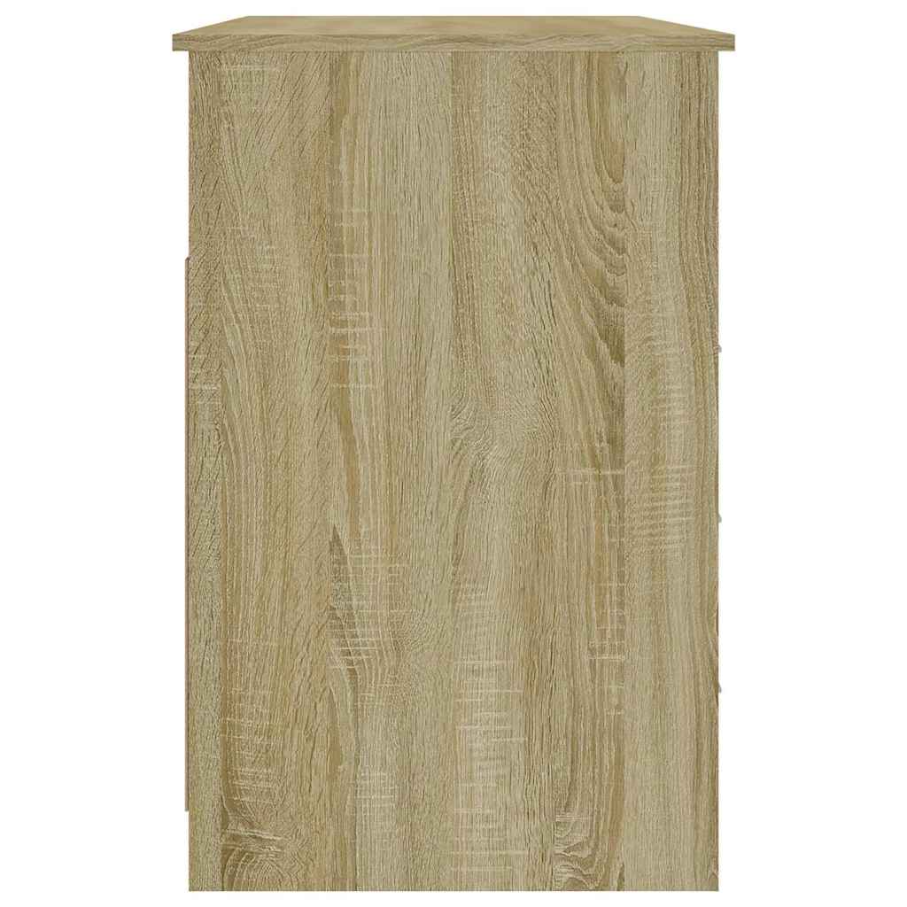 Schreibtisch mit Schubladen Sonoma-Eiche 102x50x76 cm