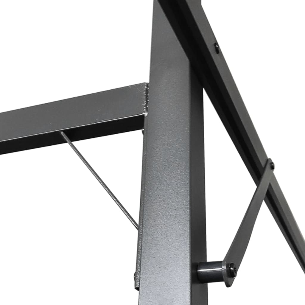 Pergola mit Schiebedach Creme 295x292x230 cm