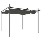 Pergola mit Schiebedach Anthrazit 295x292x230 cm