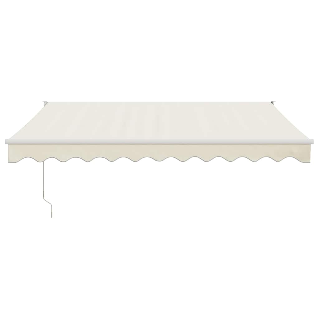 Markise Einziehbar Creme 3x2,5 m Stoff und Aluminium