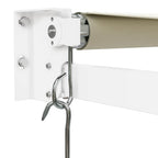 Markise Einziehbar Creme 3x2,5 m Stoff und Aluminium
