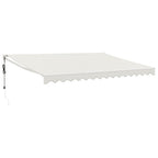 Elektrische Markise mit Kurbel Creme 4,5x3 m