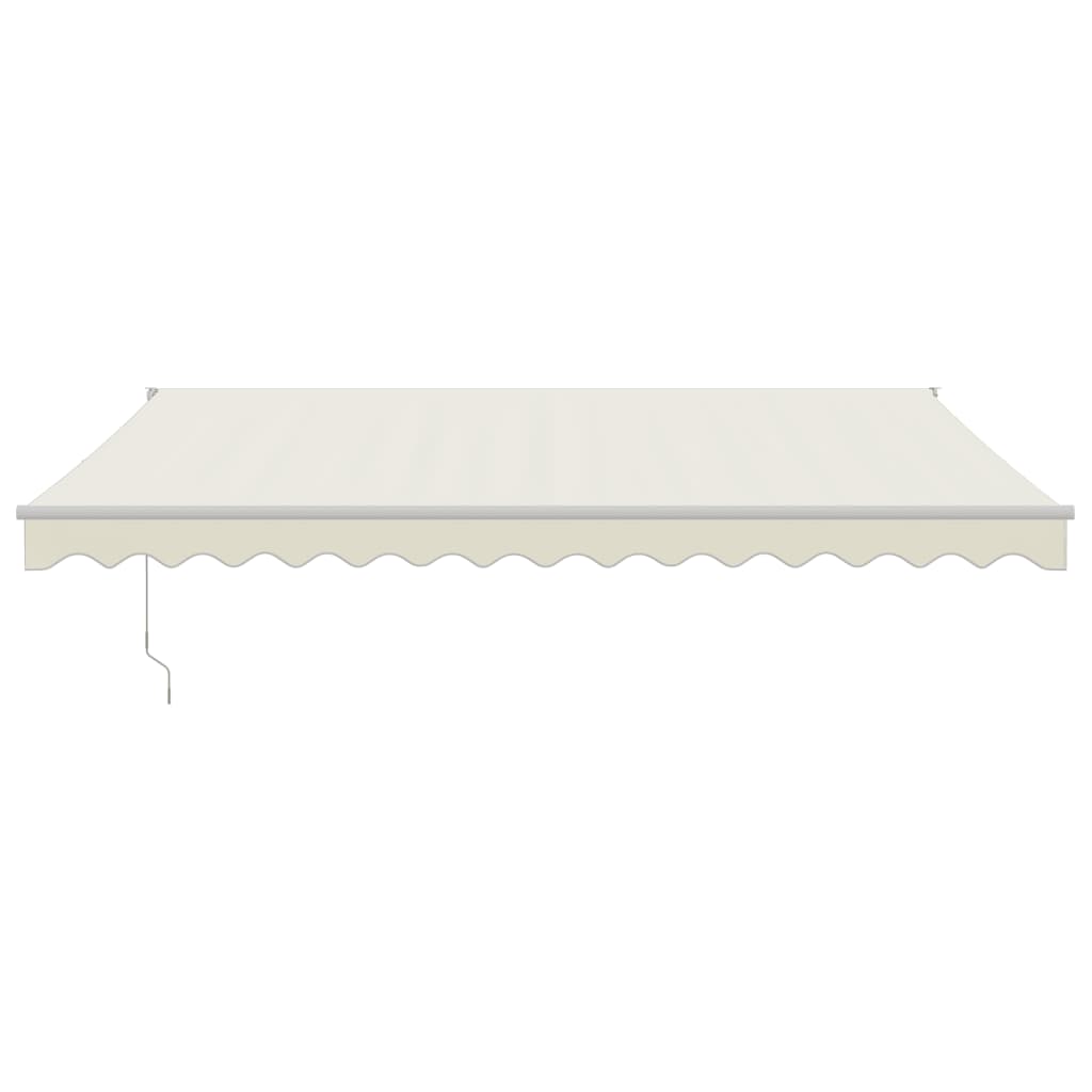Elektrische Markise mit Kurbel Creme 4,5x3 m