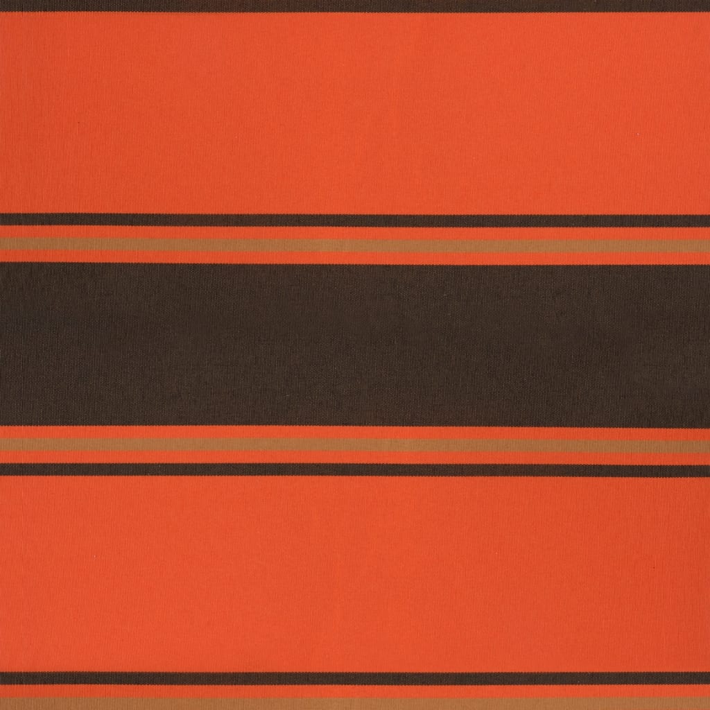 Elektrische Markise mit Kurbel Orange und Braun 4,5x3 m