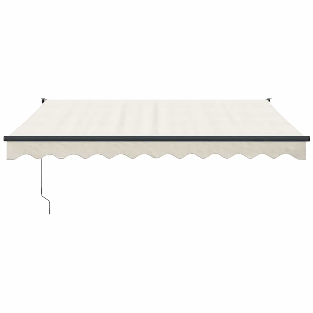Elektrische Markise mit Kurbel Creme 3,5x2,5 m
