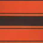 Markise Einziehbar Orange und Braun 4x3 m Stoff und Aluminium