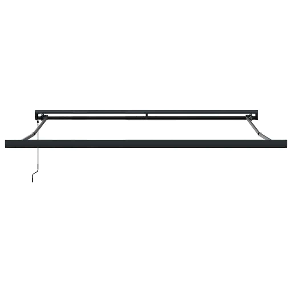 Markise Einziehbar Gelb und Weiß 3x2,5 m Stoff und Aluminium