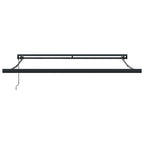 Markise Einziehbar Gelb und Weiß 3,5x2,5 m Stoff und Aluminium