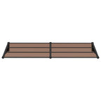 Türvordach Schwarz 239x90 cm Polycarbonat