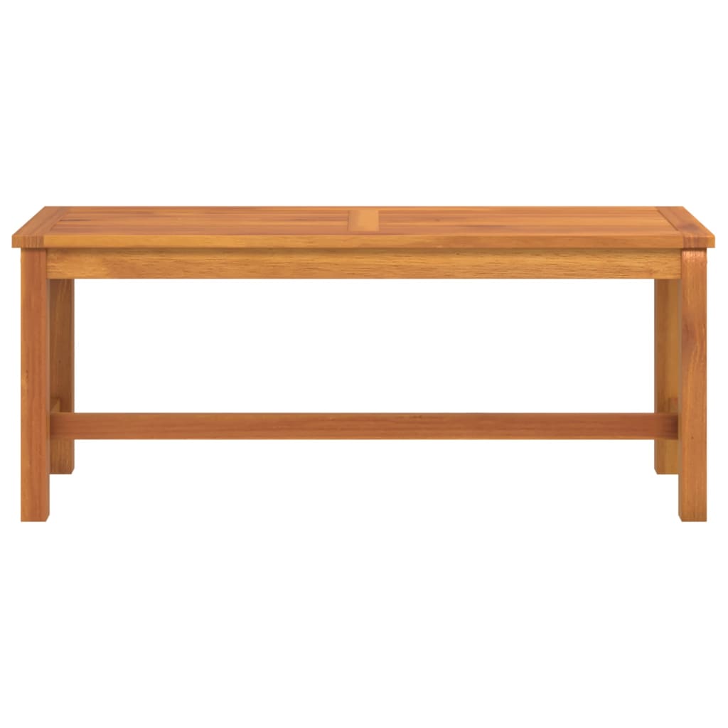 Gartenbank 110x35x45 cm Massivholz Akazie
