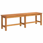 Gartenbank 150x35x45 cm Massivholz Akazie