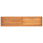 Gartenbank 150x35x45 cm Massivholz Akazie
