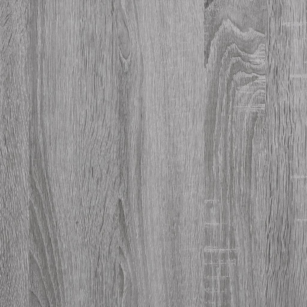 Bücherregal/Raumteiler Grau Sonoma 80x24x63 cm