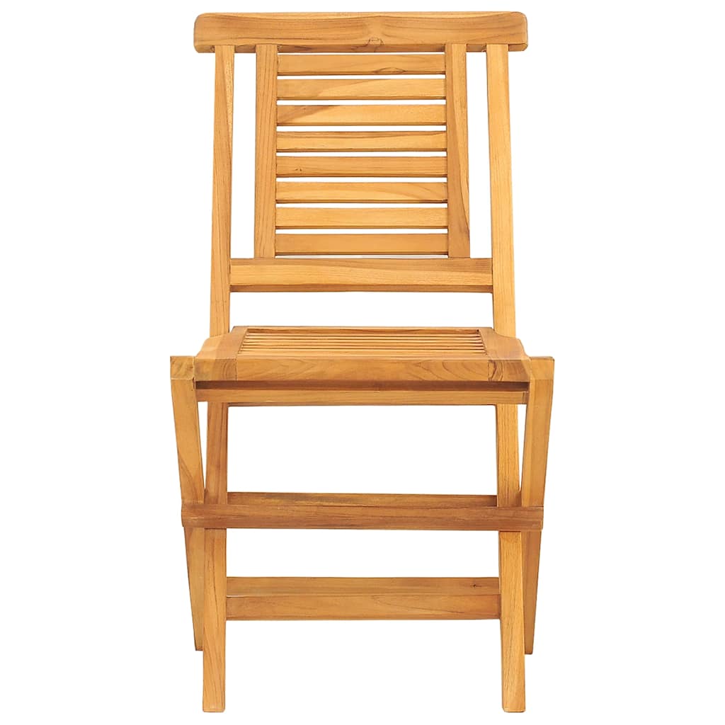 Gartenstühle 6 Stk. Klappbar 47x63x90 cm Massivholz Teak