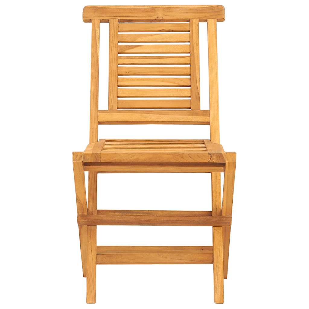 Gartenstühle 8 Stk. Klappbar 47x63x90 cm Massivholz Teak