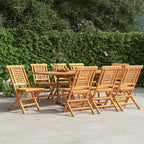 Gartenstühle 8 Stk. Klappbar 47x63x90 cm Massivholz Teak