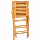 Gartenstühle 4 Stk. Klappbar 56x63x90 cm Massivholz Teak