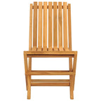 Gartenstühle 8 Stk. Klappbar 47x47x89 cm Massivholz Teak
