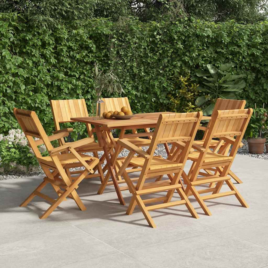 Gartenstühle 6 Stk. Klappbar 55x61x90 cm Massivholz Teak