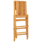 Gartenstühle 4 Stk. Klappbar 47x62x90 cm Massivholz Teak
