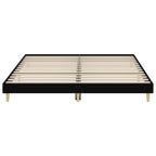 Bettgestell Schwarz 150x200 cm Holzwerkstoff