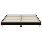 Bettgestell Schwarz 120x200 cm Holzwerkstoff