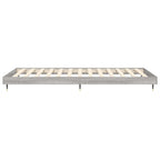 Bettgestell Grau Sonoma 90x190 cm Holzwerkstoff