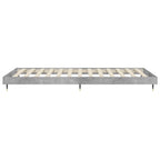 Bettgestell Betongrau 75x190 cm Holzwerkstoff